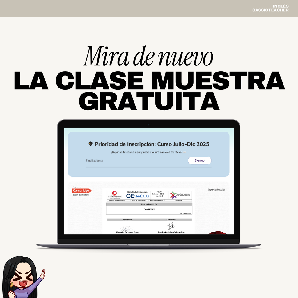 ¿Te perdiste la clase muestra? Aquí tienes el resumen completo